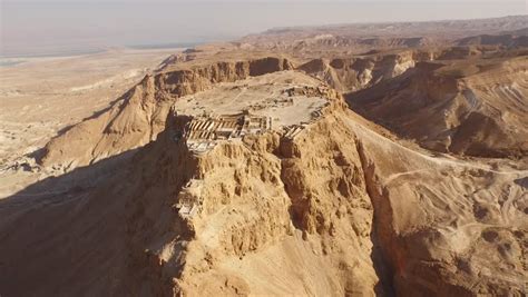 Soaring Aerial 4K View MASADA, ISRAEL. Stock Footage Video 11629229 - Shutterstock