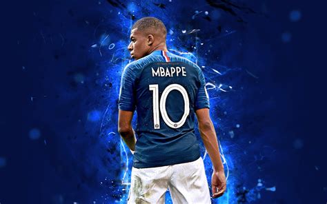 Télécharger fonds d'écran Kylian Mbappe, vue de dos, des stars du ...