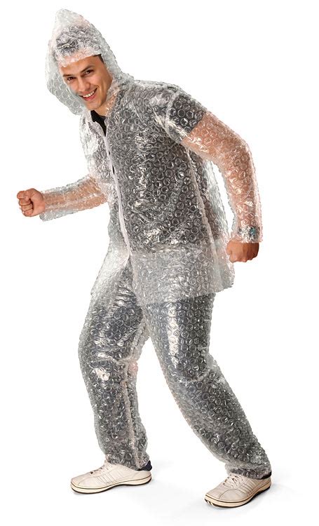 Bubble Wrap Suit Is Perfect For A Stressful Rainy Day