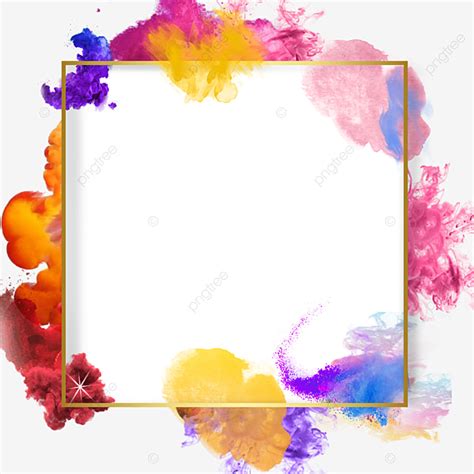 Creative Text Box PNG Transparent, Abstract Smoke Creative Colorful ...