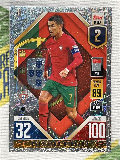 CD 002 Cristiano Ronaldo Portugal Topps Match Attax 101 Road to Nations League 2022 Card - Solve ...