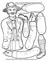 Lederhosen Coloring Pages sketch template