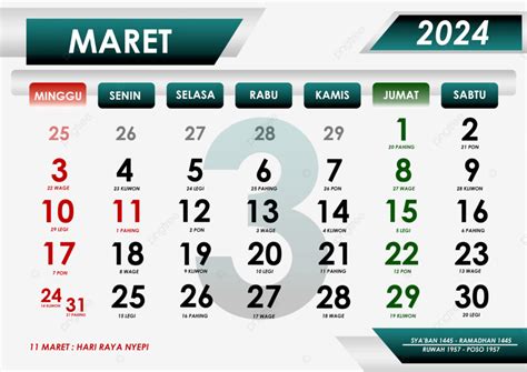 Kalender Tahun 2024 Lengkap Dengan Tanggal Merah Dan Cuti, 58% OFF