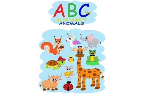 ABC Animal Alphabet: Alphabet Book Graphic by Lillyrosy · Creative Fabrica