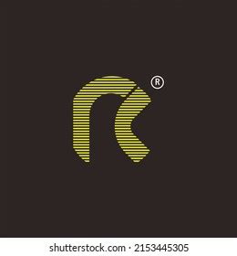 Logo Letter R Monogram Concept Stock Vector (Royalty Free) 2153445305 ...