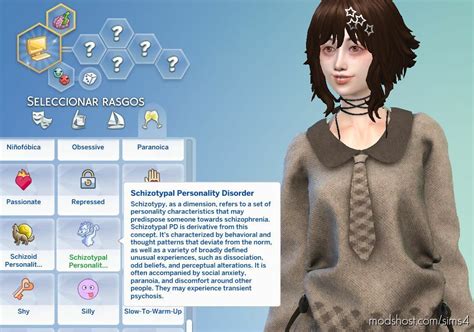 Schizotypal Personality Disorder mod for Sims 4 Sims 4 Body Mods, Sims ...