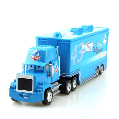 Disney Pixar Cars No.43 The King Mack Truck 1:55 Diecast Metal Alloy And Plastic Modle Cars Toys ...