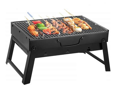 Portable Grill Charcoal Bbq Folding Barbecue Stove Camping Outdoor ...