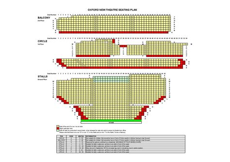 New Theatre Oxford Seating Plan for Shows, Musicals & Plays in 2023