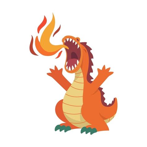 Dragon Fire Cartoon Royalty-Free Images, Stock Photos & Pictures ...