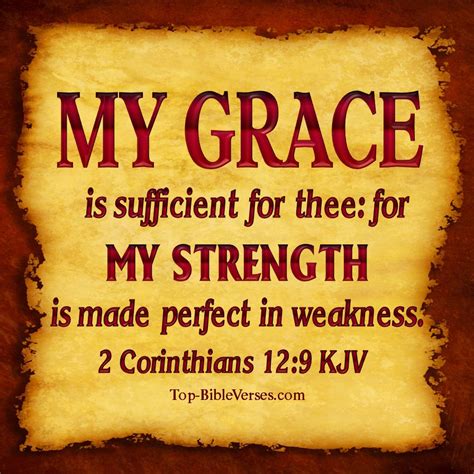 2 Corinthians 12:9 KJV Images | My Grace is Sufficient For Thee