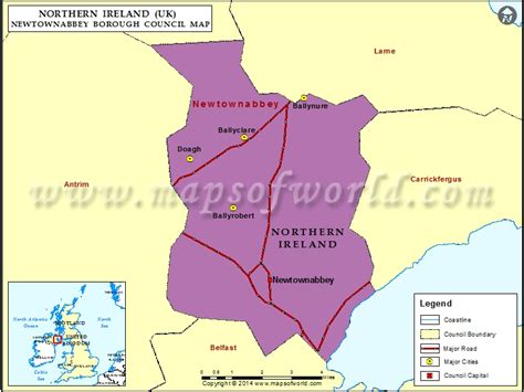 Newtownabbey Map