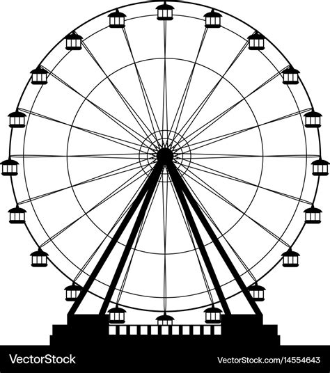 Ferris wheel icon Royalty Free Vector Image - VectorStock