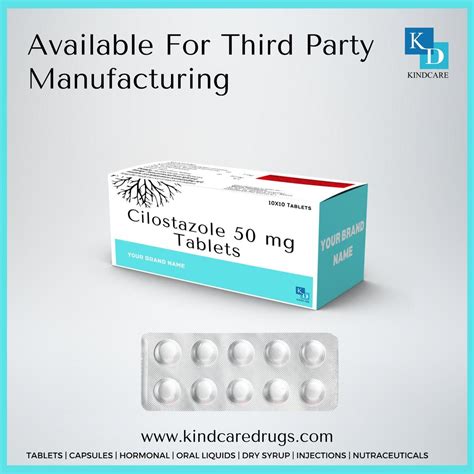 Cilostazol 50mg Tablets at Rs 120/stripe | pharma tablet in Roorkee | ID: 26470529755