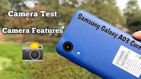 Samsung Galaxy A03 Core Camera Test & Camera Features 🔥 - YouTube