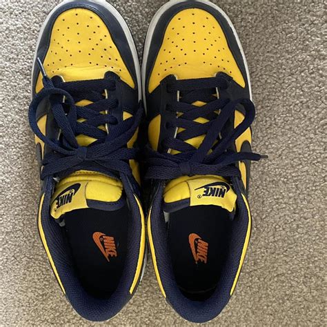 Michigan 2021 state dunks Worn, but still in great... - Depop