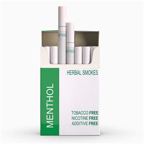 Honeyrose Menthol - Tobacco & Nicotine Free Herbal Cigarettes, 100% ...