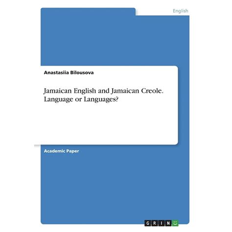 Jamaican English and Jamaican Creole. Language or Languages? (Paperback) - Walmart.com - Walmart.com