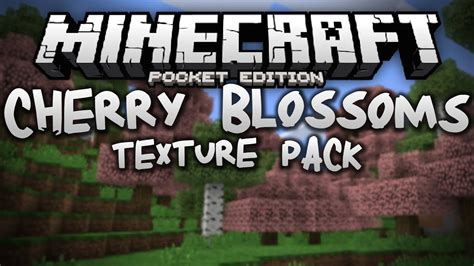 Cherry Blossoms Texture Pack Review - Minecraft PE (Pocket Edition) - YouTube