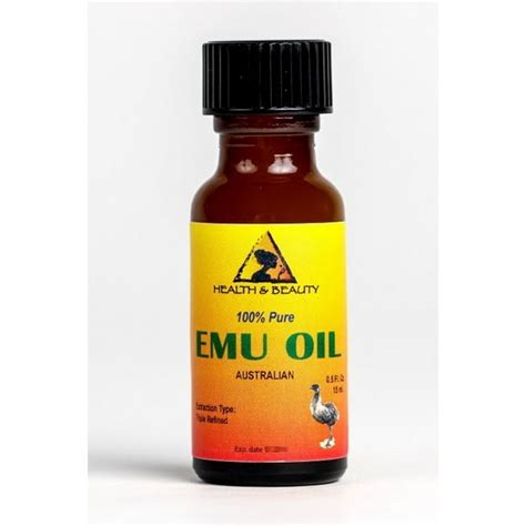 EMU OIL AUSTRALIAN ORGANIC TRIPLE REFINED 100% PURE 0.5 OZ in GLASS BOTTLE - Walmart.com ...