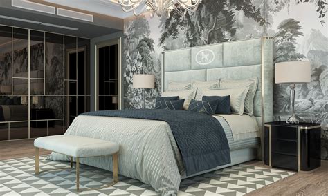 Fendi Bedroom interior design. | Behance