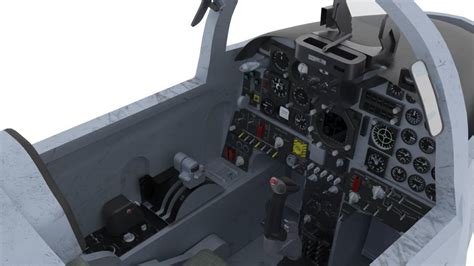 F-5E Tiger II Cockpit 3D model | CGTrader