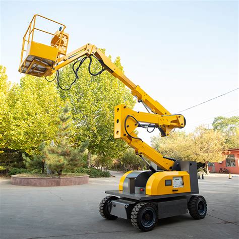 16m Electric Articulating Aerial Self Propelled Boom Lift Platform - Tuhe lift