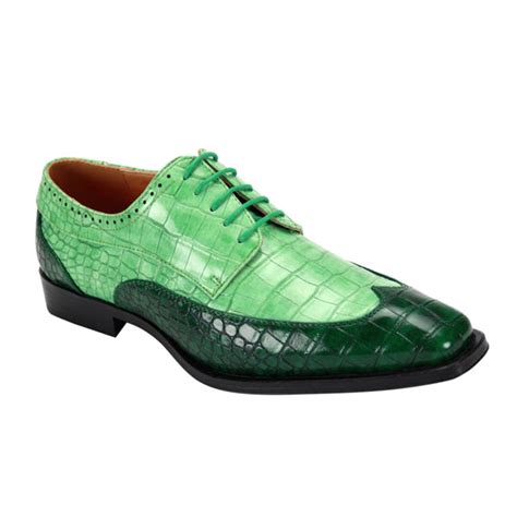 Mens Exotic Skin Shoes | Alligator Shoes | MensTuxedoUsa