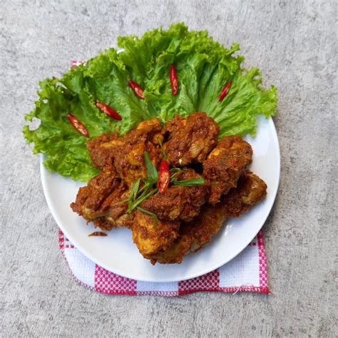 Resep Rendang Ayam Pedas Sederhana Rumahan dari Laylla gama