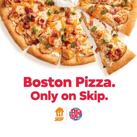 Enjoy Boston Pizza's Signature Dishes with $0 Delivery on SkipTheDishes - Hello Vancity