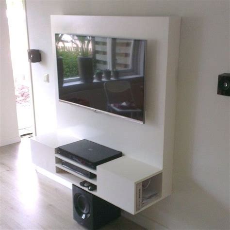 DIY floating TV cabinet 'Penelope' made by | Floating shelves bedroom ...