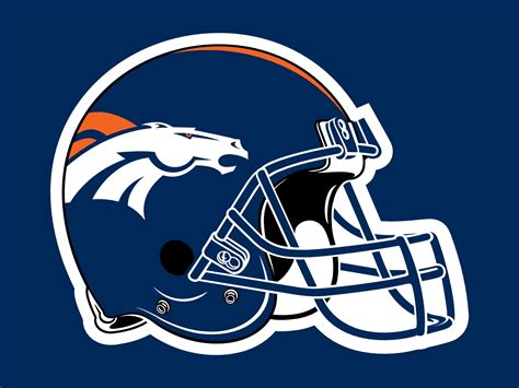 Denver Broncos Helmet 2 Logo Decals 2 Corn Hole Stickers set of (2)