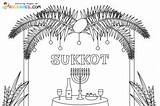 Sukkot Coloring Pages sketch template