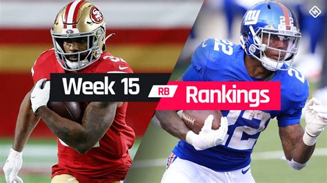 Week 15 Fantasy RB Rankings: Must starts, sleepers, potential busts at ...