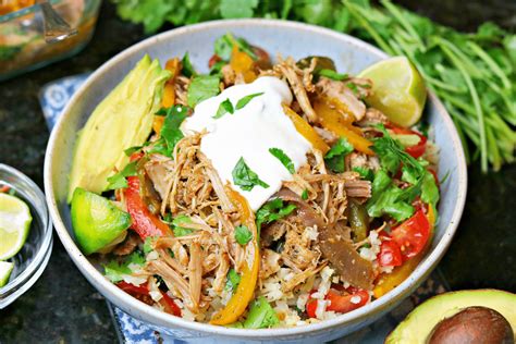 Pulled Pork Burrito Bowl – The Meal Prep Life