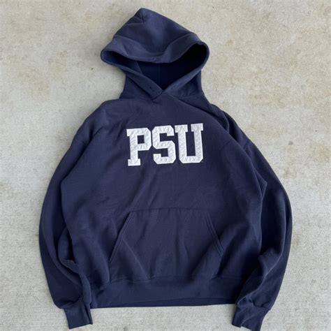 vintage PSU penn state college hoodie tagged L fits... - Depop