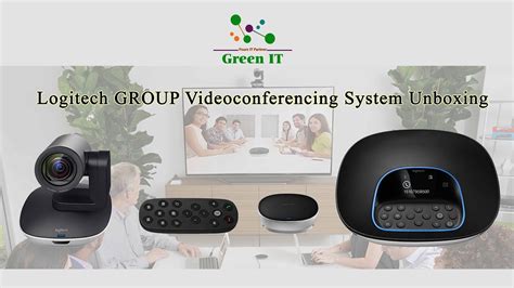 Logitech GROUP Videoconferencing System Unboxing - YouTube