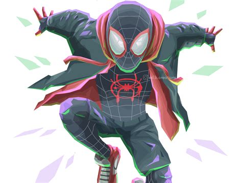 Miles Morales Spiderverse by Deepak Bhatt on Dribbble