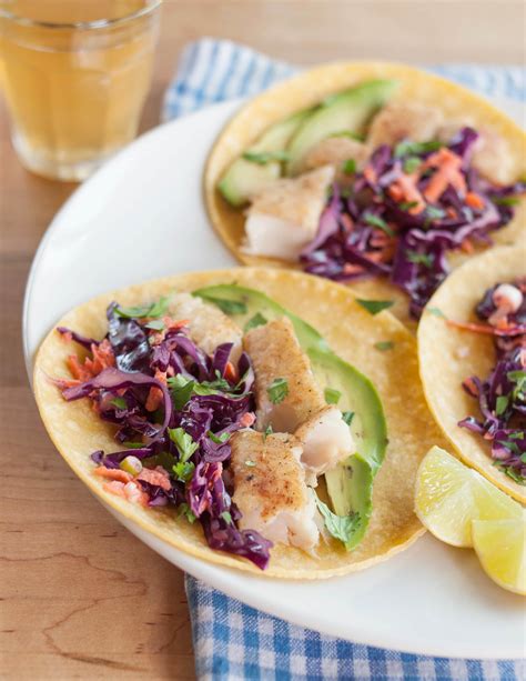 Fish Tacos with Cabbage Slaw | Kitchn