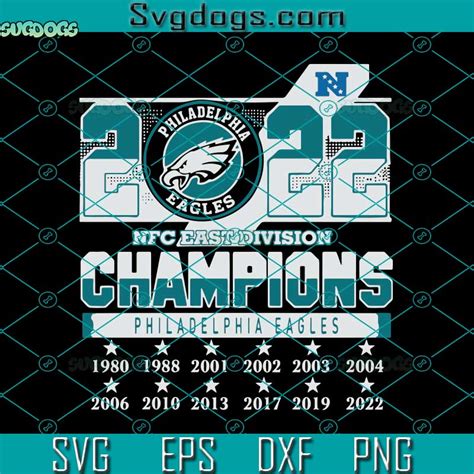 Nfc East Division Champions Philadelphia Eagles SVG, Philadelphia ...