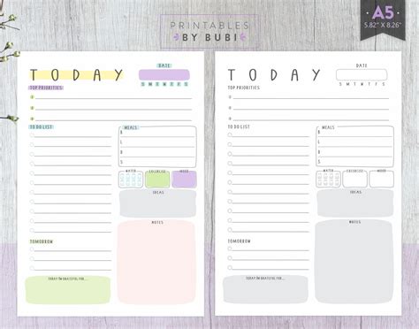 Printable Planner Inserts