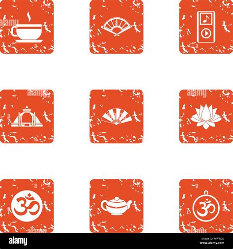 Last supper icons set, grunge style Stock Vector Image & Art - Alamy