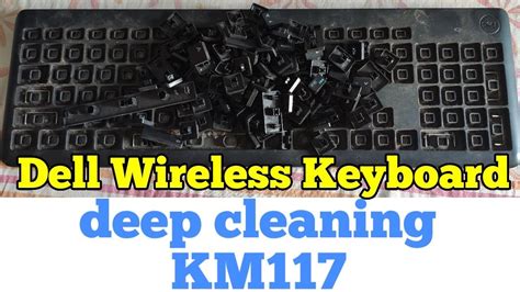 dell wireless keyboard deep cleanup - YouTube