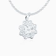 Livia Collection Sterling Silver Filigree Sole Sister Necklace | Gone For a Run