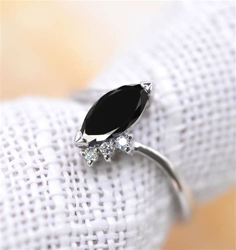 black diamond vintage ring - DIORAH JEWELLERS