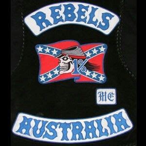 Rebels MC Australia | harley | Motorcycle clubs, Biker clubs, Club