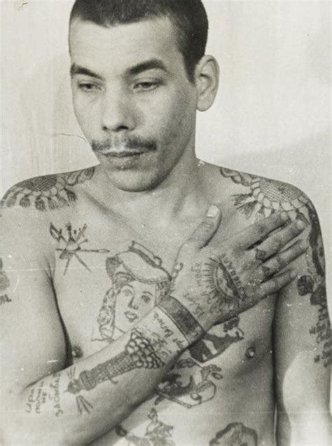 Rare photographs from coded world of Russian criminal tattoos, 1960 ...