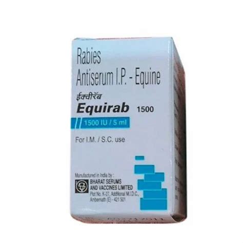 Anti Rabies Injection at best price in Mumbai by Yogeshwari Medicals | ID: 21600235491