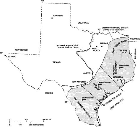 Coastal Plains Map