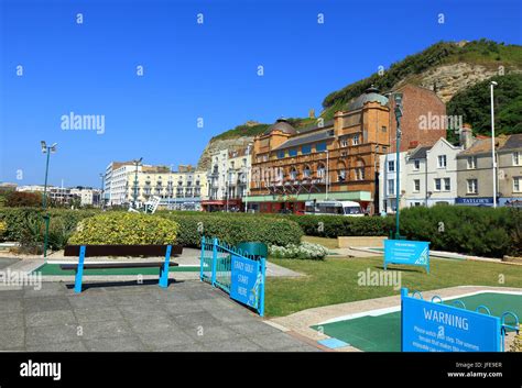 Seafront at Hastings Stock Photo - Alamy